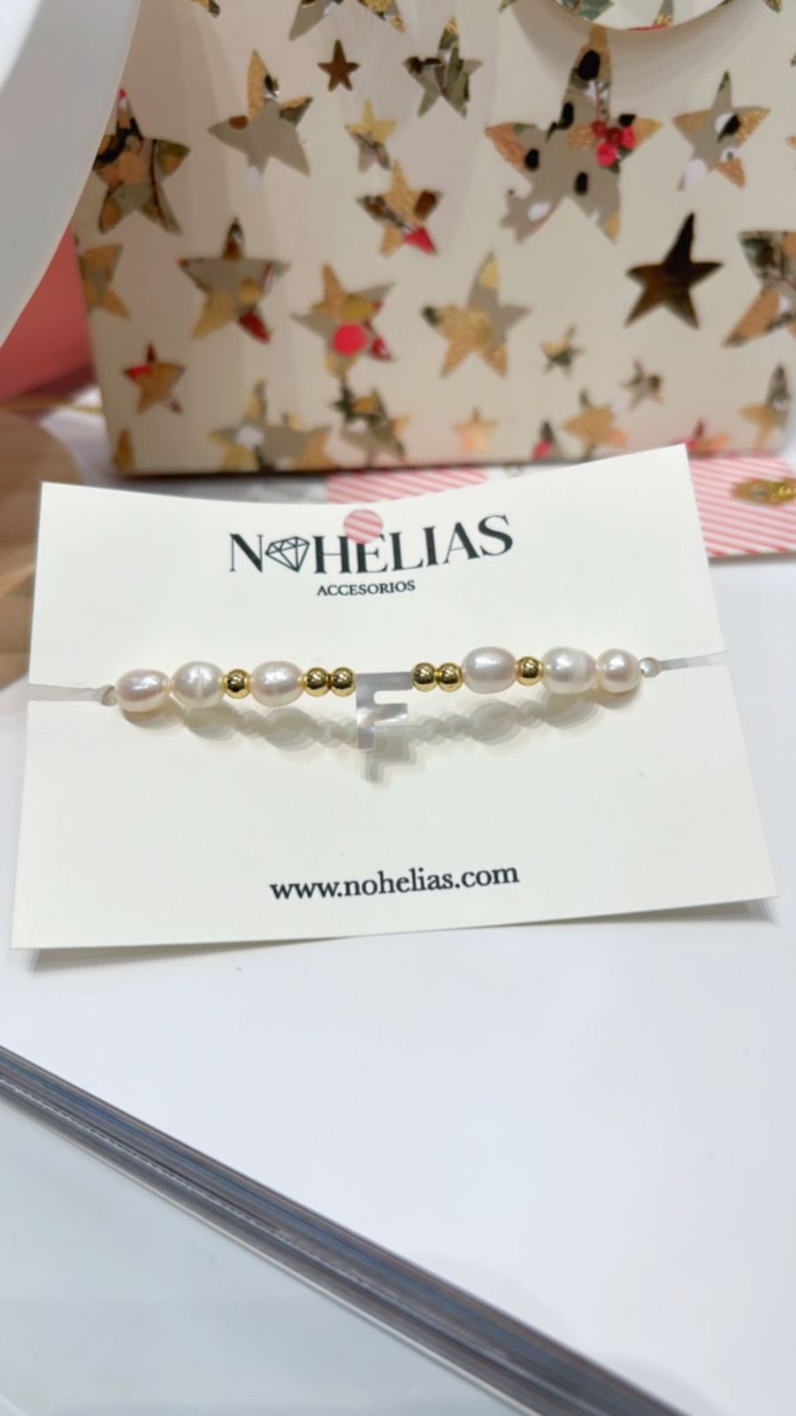 Pulsera inicial Perla