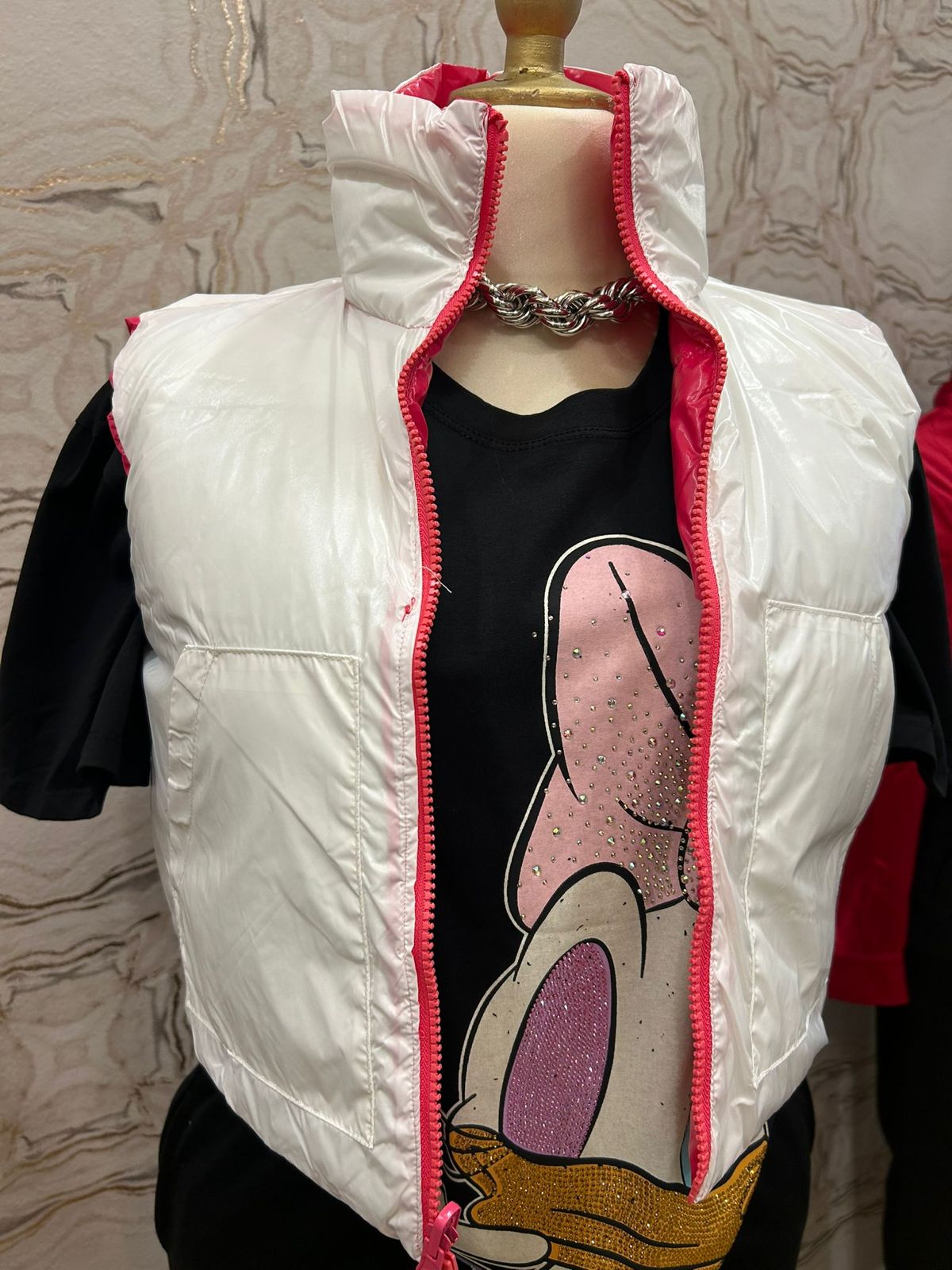 Puffer vest reversible
