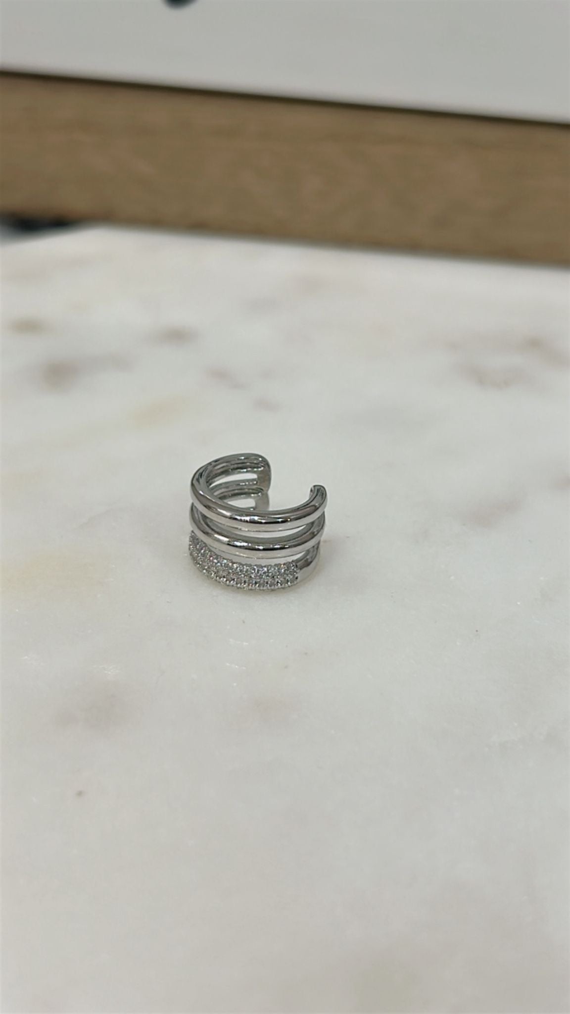 Earcuff plata