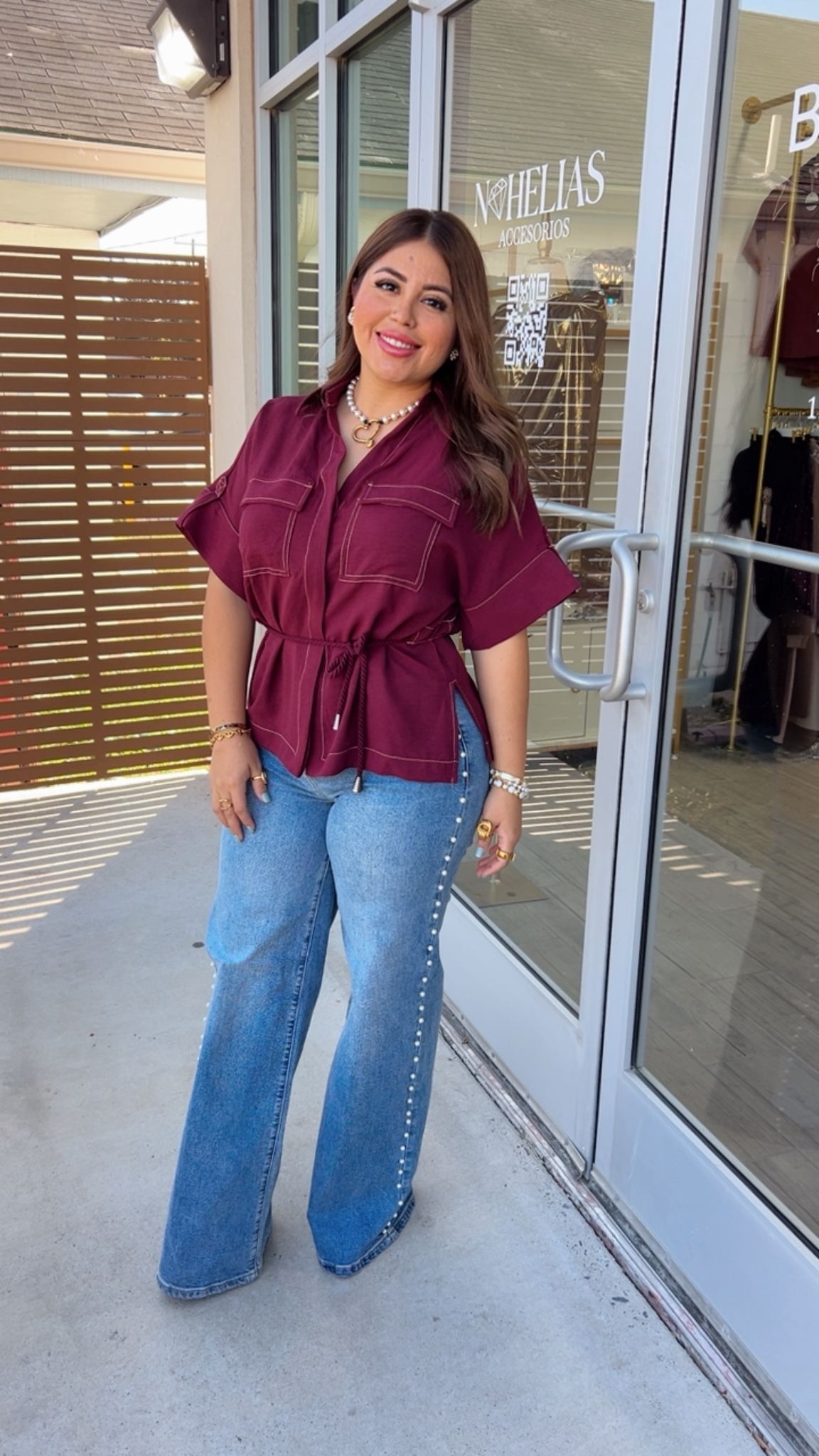 Blusa Burgundy Cordon 14162