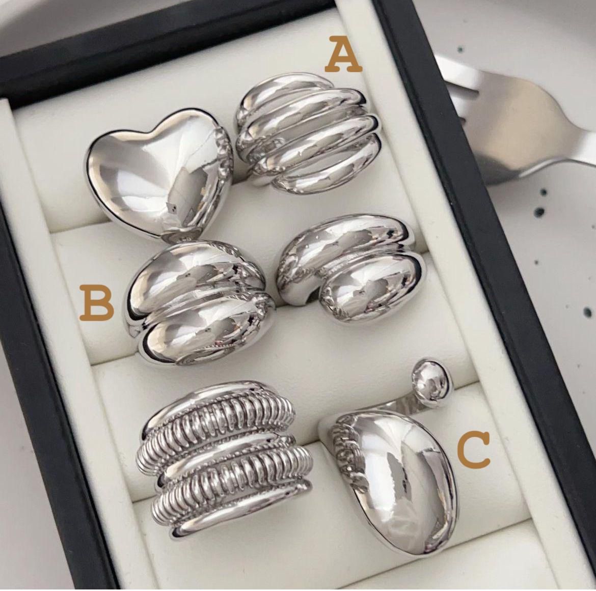 Anillo Plateado CM015
