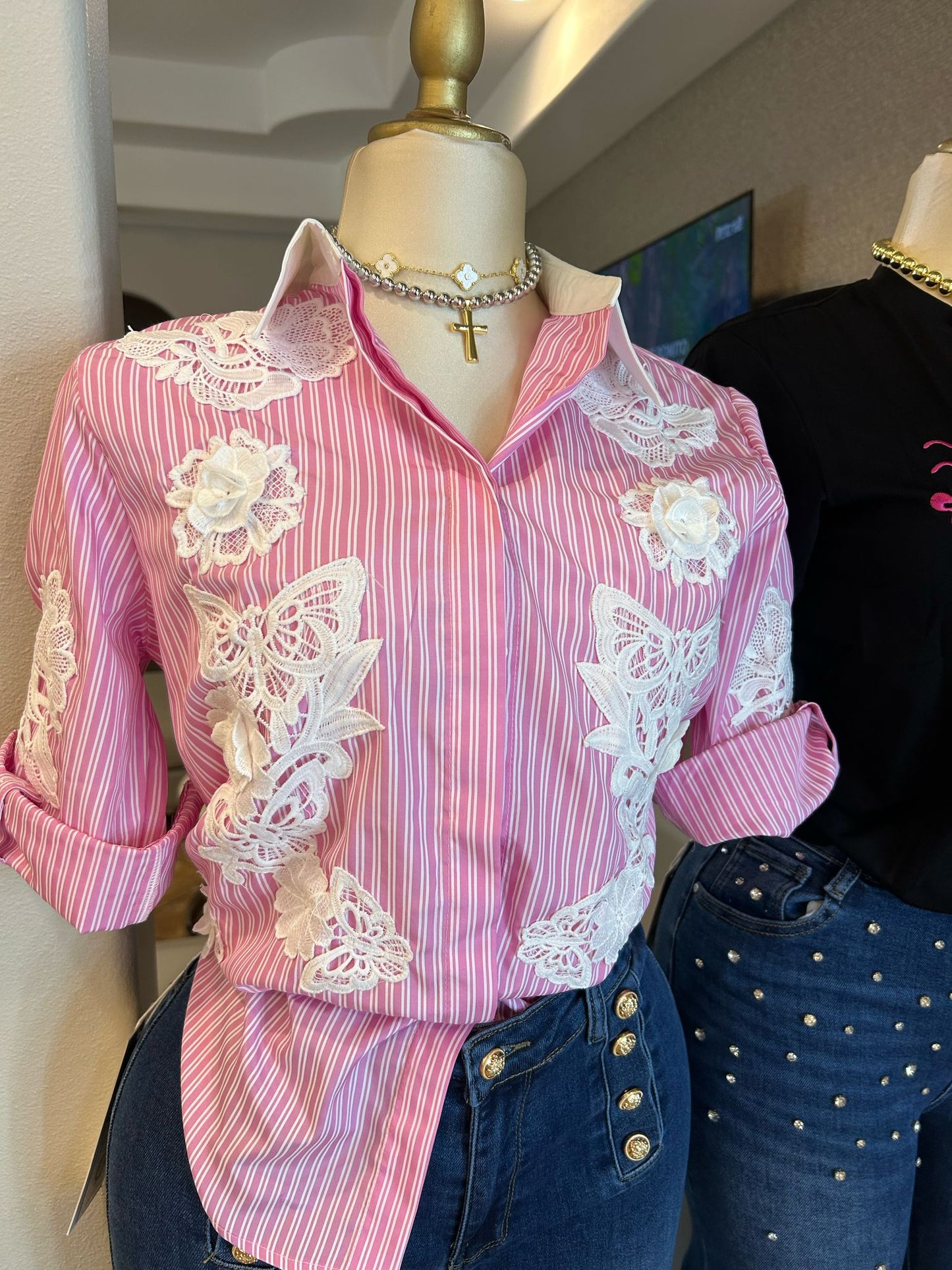 BLUSA FLORA ROSA 0758
