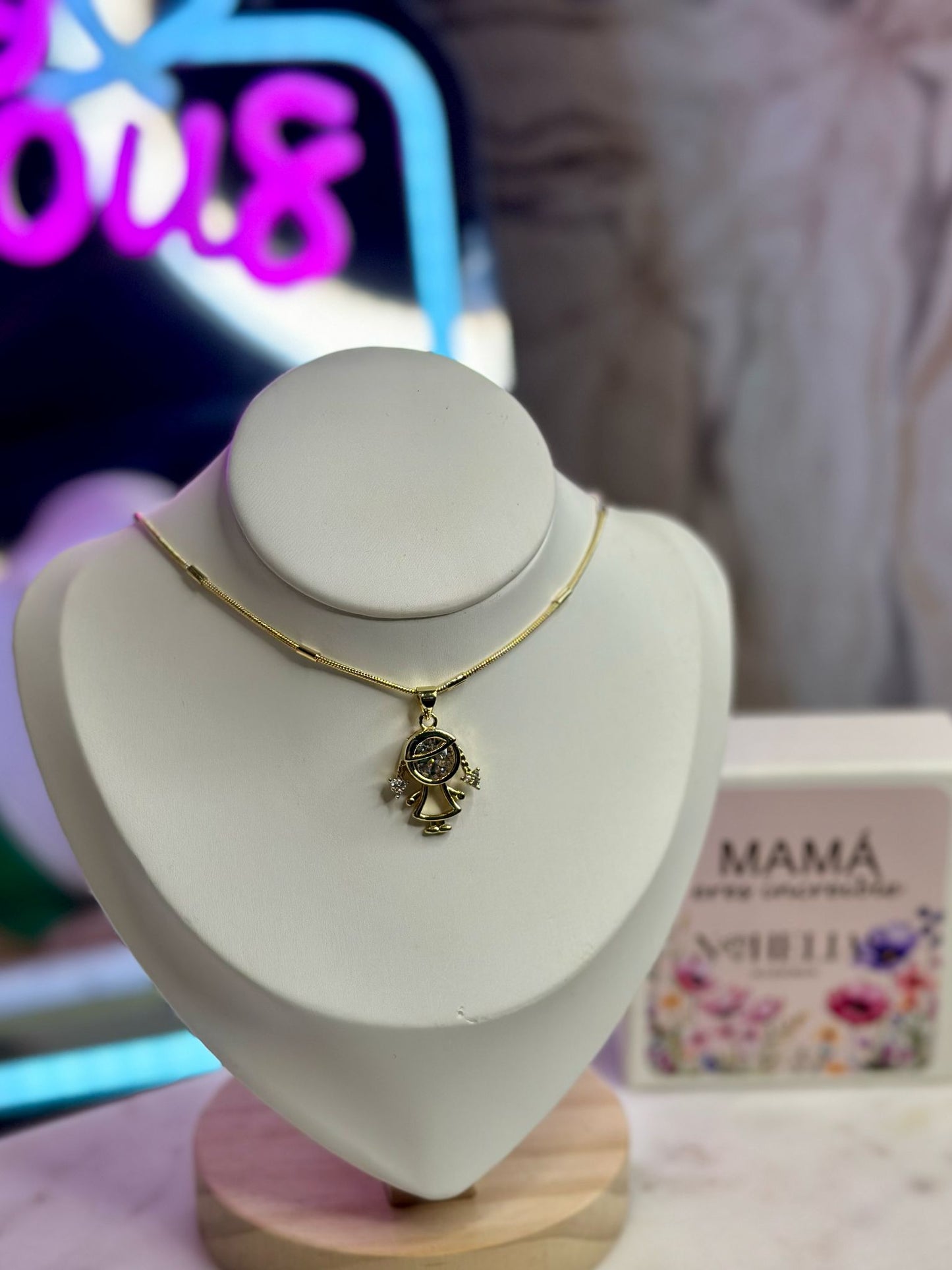 Collar hijo piedrita