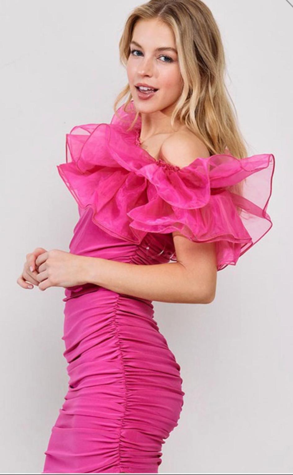 Vestido Rosa Barbie #5528