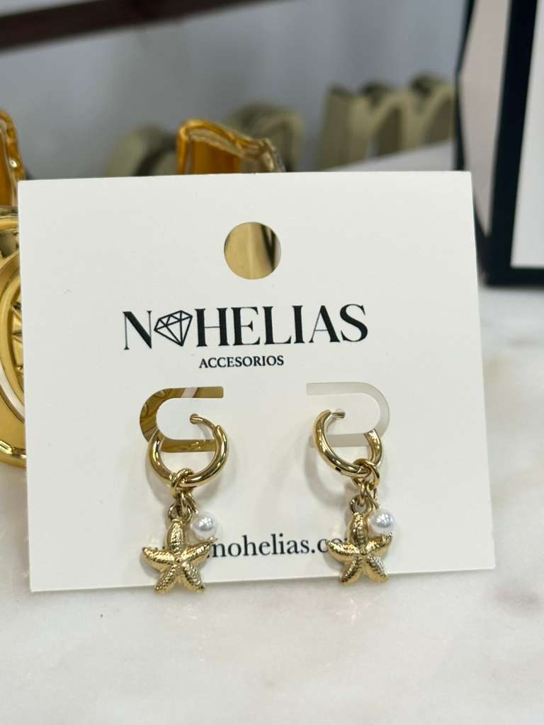Aretes Estrella Mar