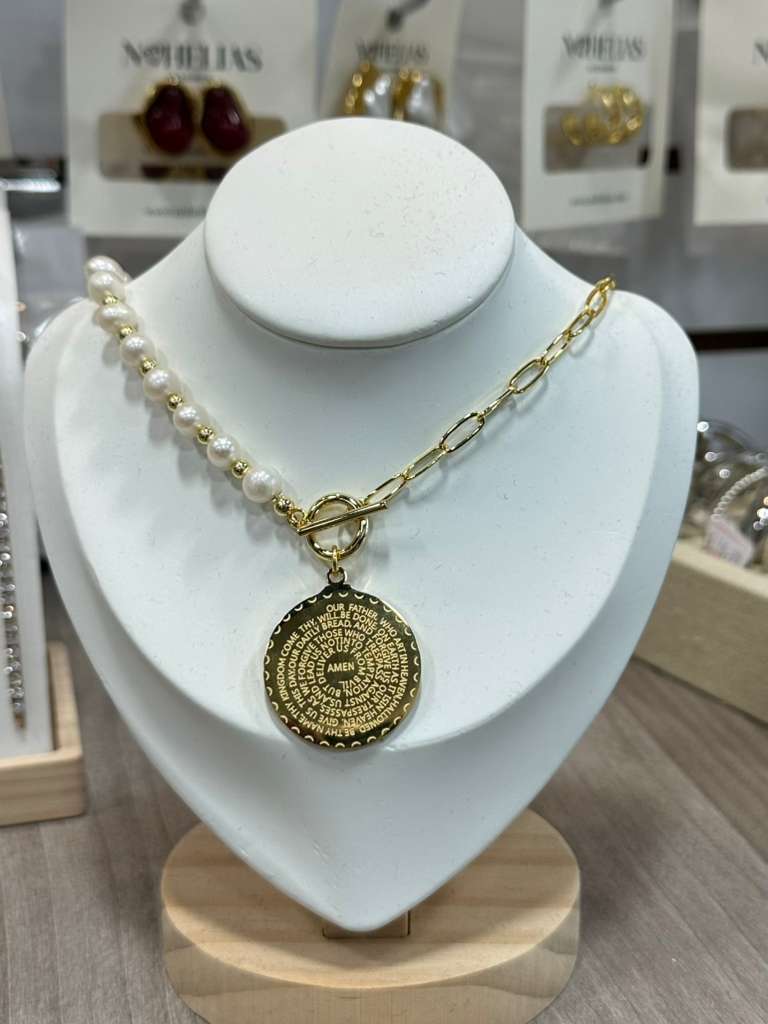 Collar Oracion Perla