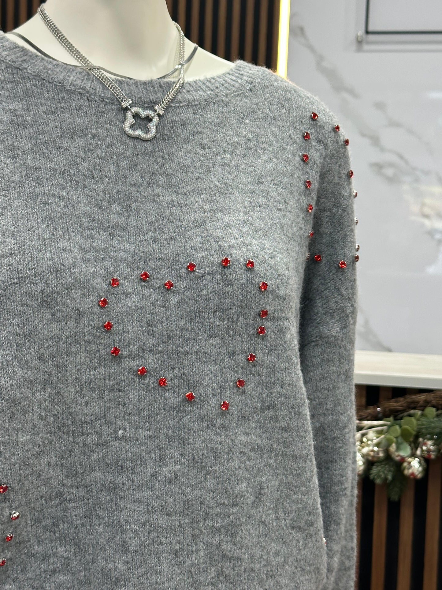 Sueter Corazones Rojos