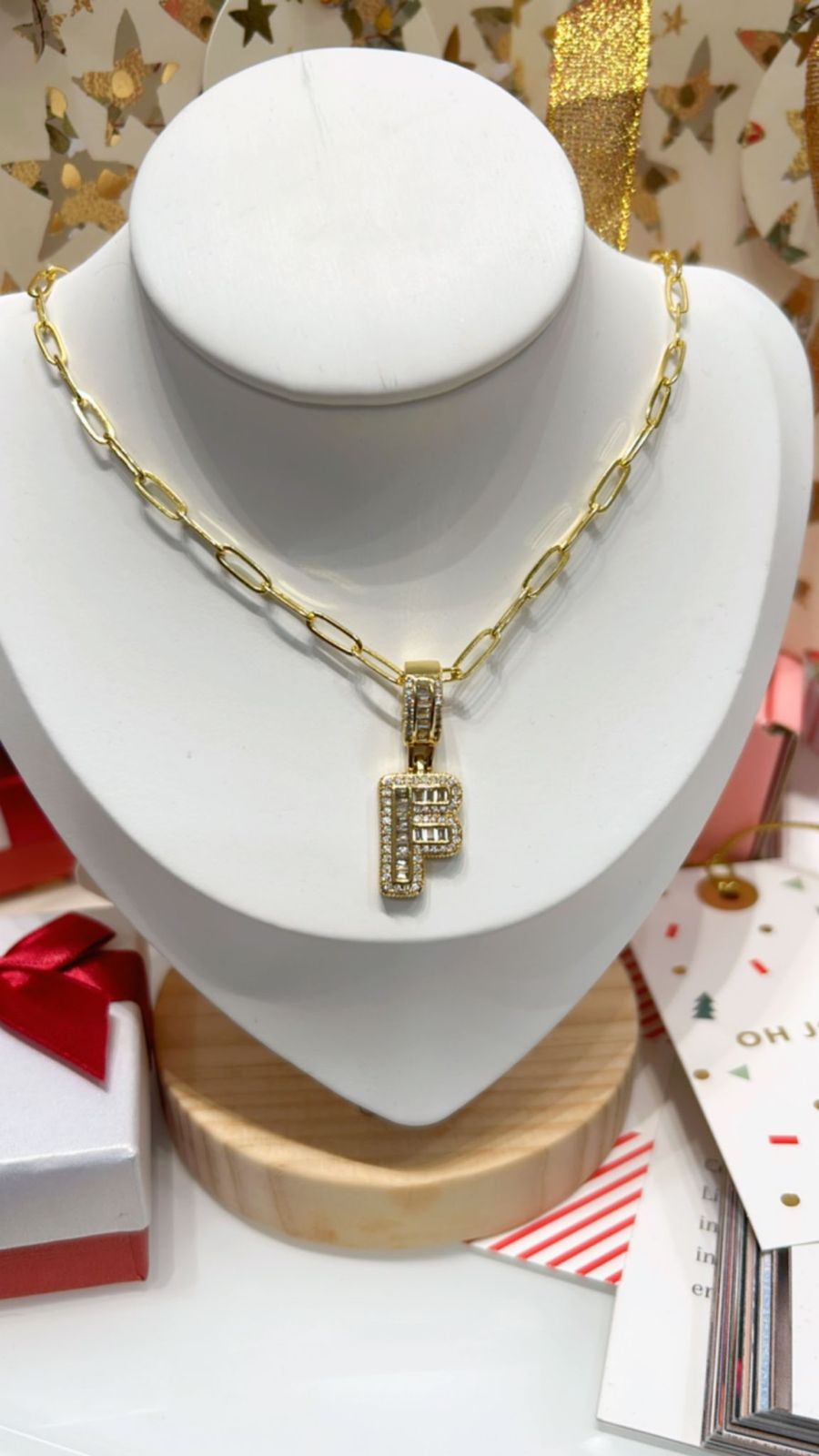 Collar inicial cristal