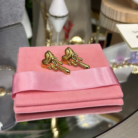 Anillo drip Corazon Gold