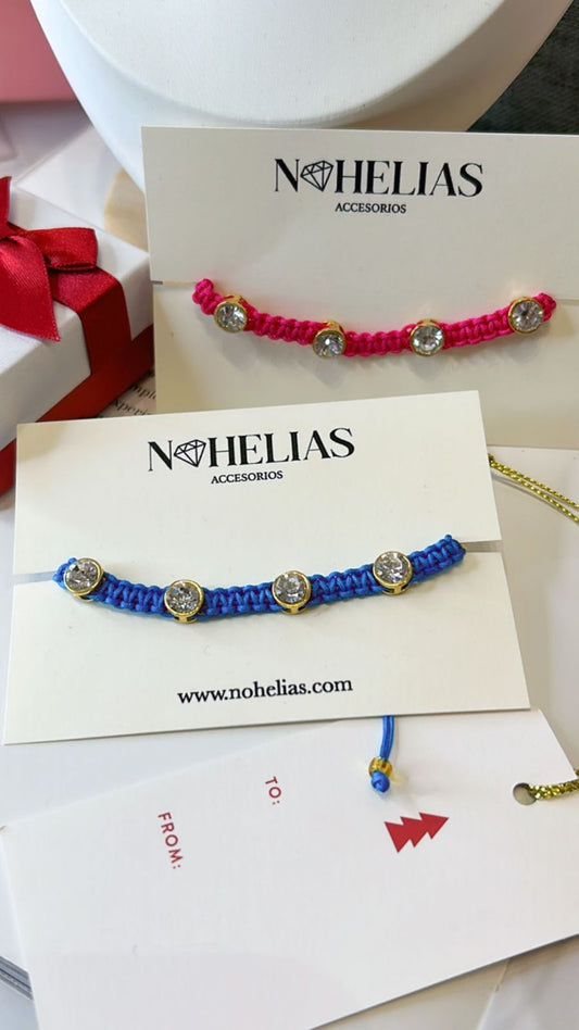 Pulsera Tejida Piedrita
