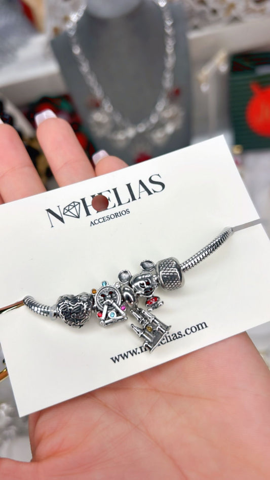 Pulsera charms Mickey Castillo 4147
