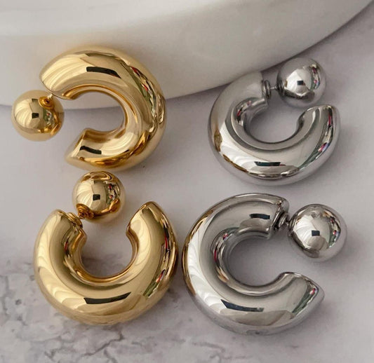 Aretes Chunky Hoop
