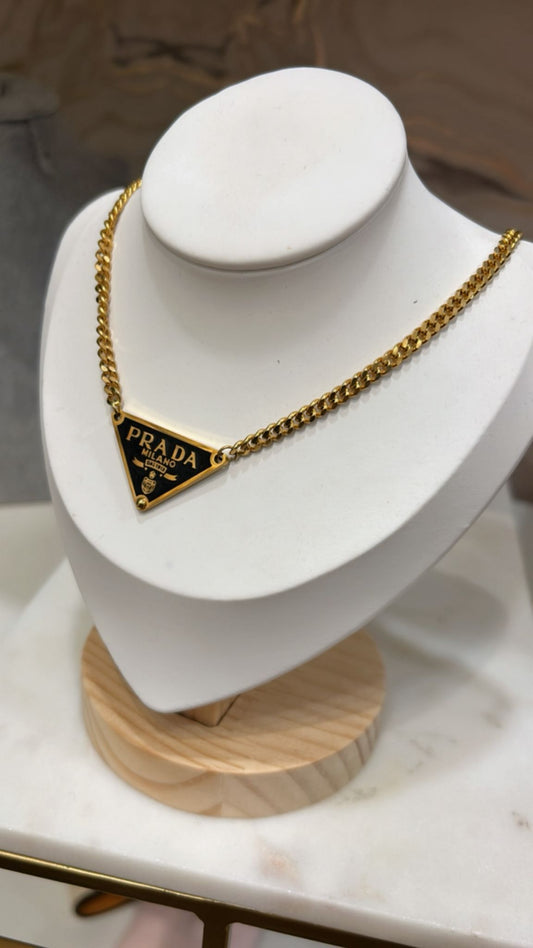 Collar Prada Black