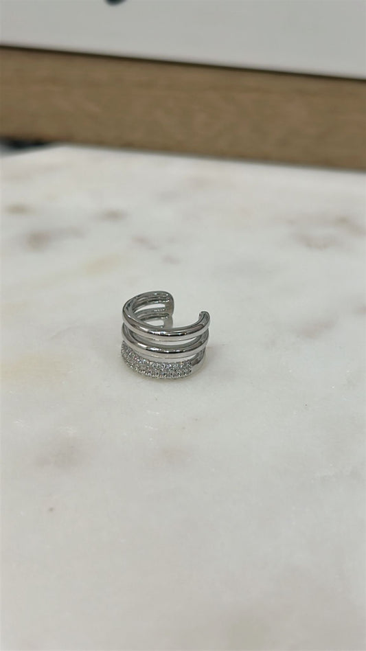 Earcuff plata