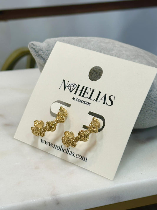 Arracadas Flores 6100