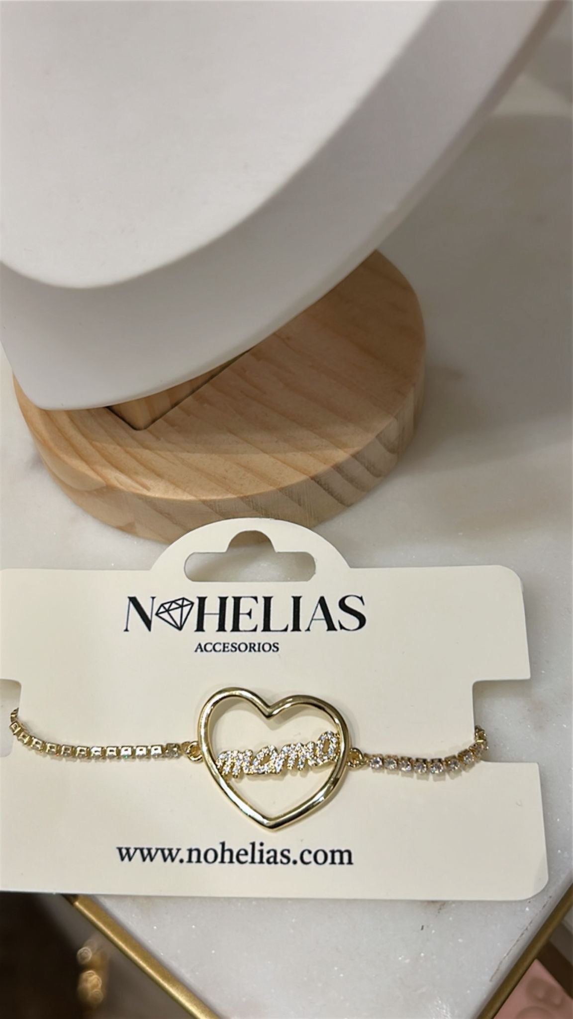 Pulsera mamá corazón