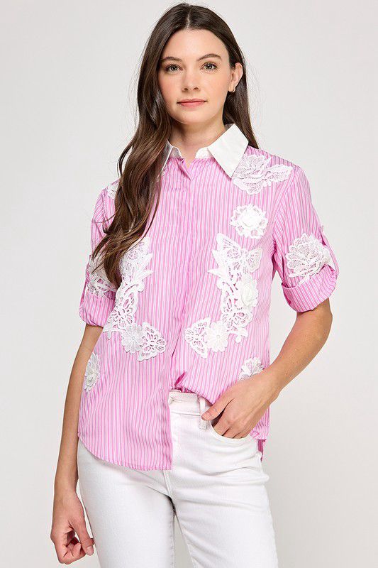 BLUSA FLORA ROSA 0758