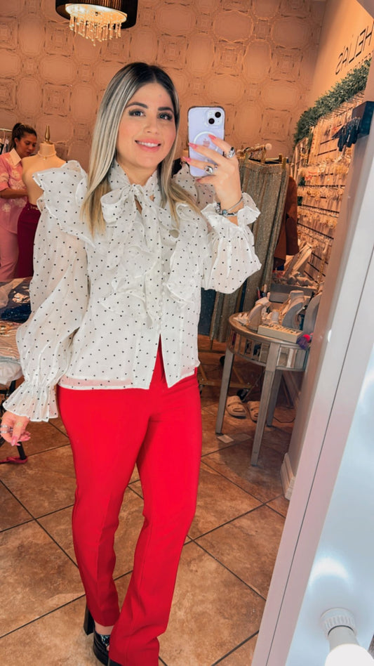 BLUSA HOLANES VAINILLA 
6424