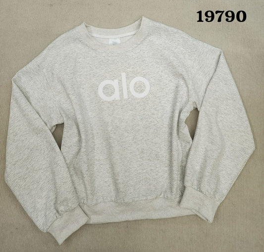 Suéter ALO INSPO GRIS CLARO 9790 Oversize