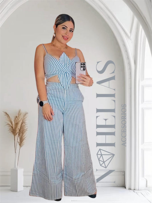 SET VERANDA 2007 
Off white / Lt blue