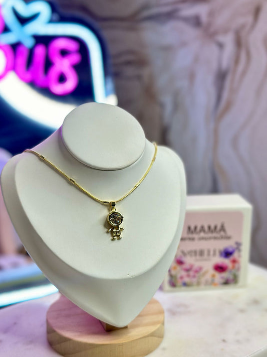 Collar hijo piedrita
