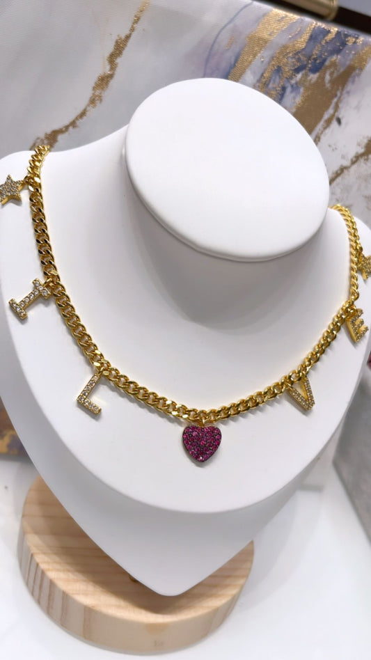 Collar Love Estrella #C014