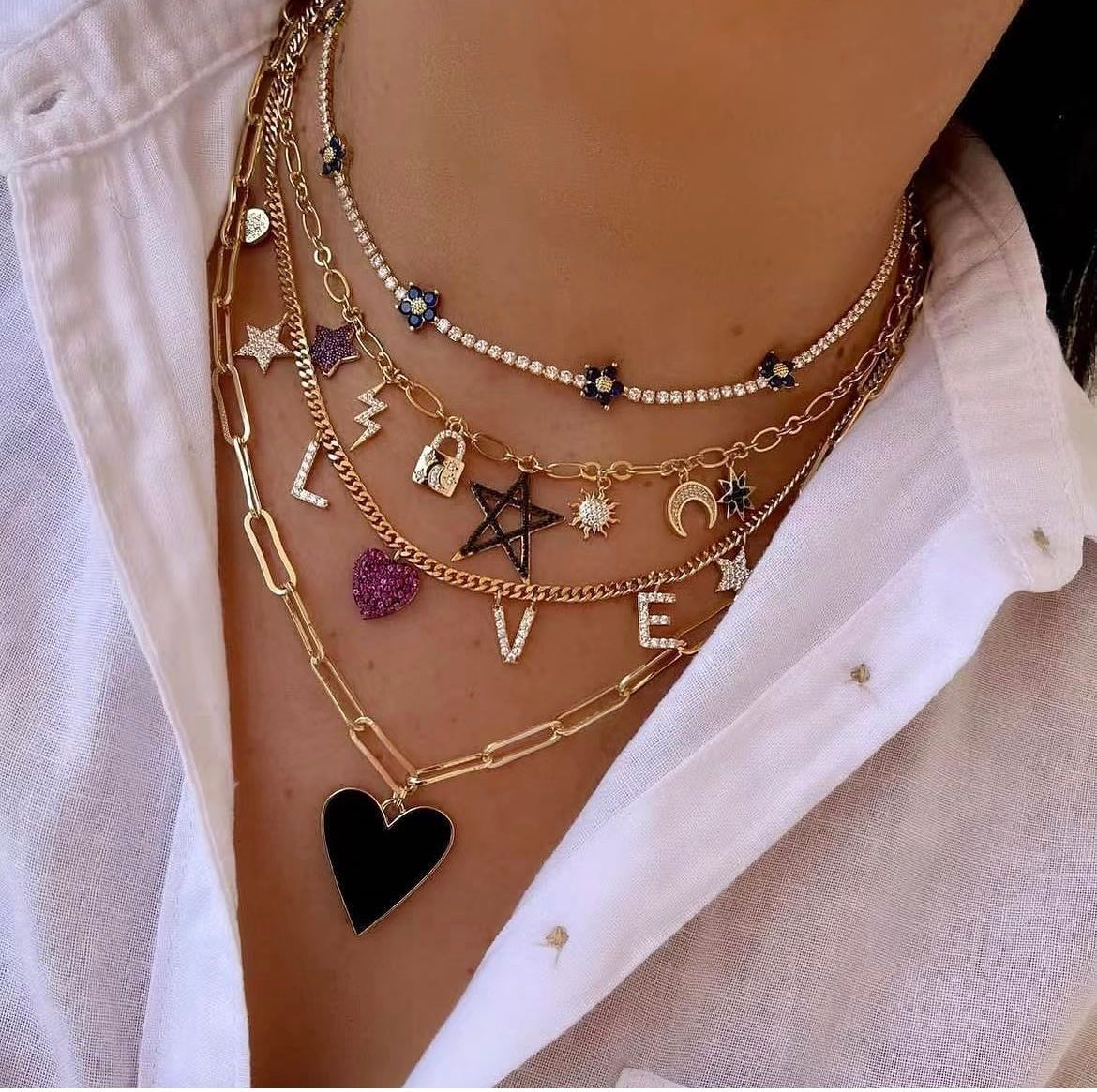 Collar Love Estrella #C014
