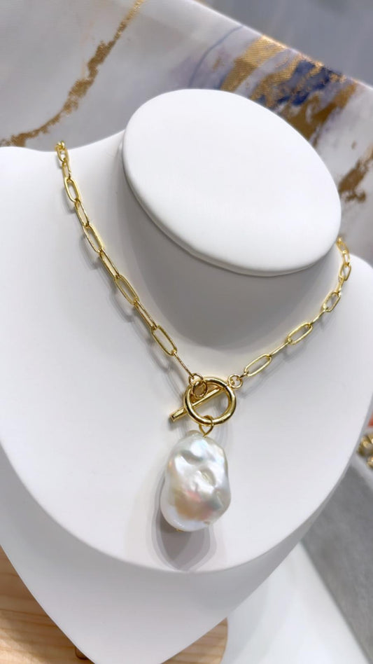 Collar perla madre   C#018