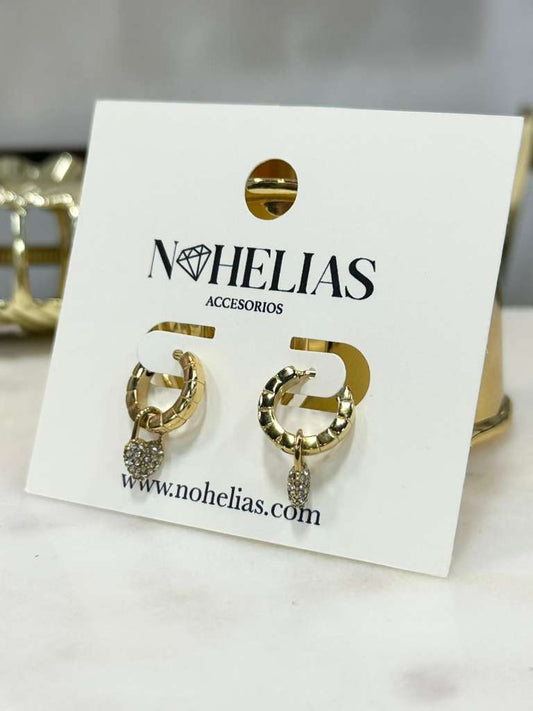 Mini hoops corazon