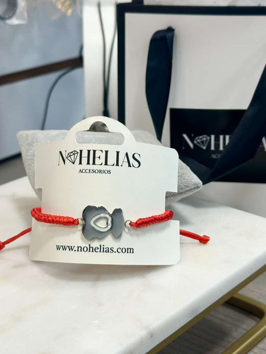 Pulsera osito rojo