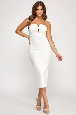 Vestido Moño Blanco