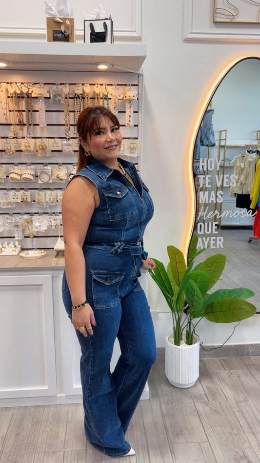 Jumpsuit denim 10710