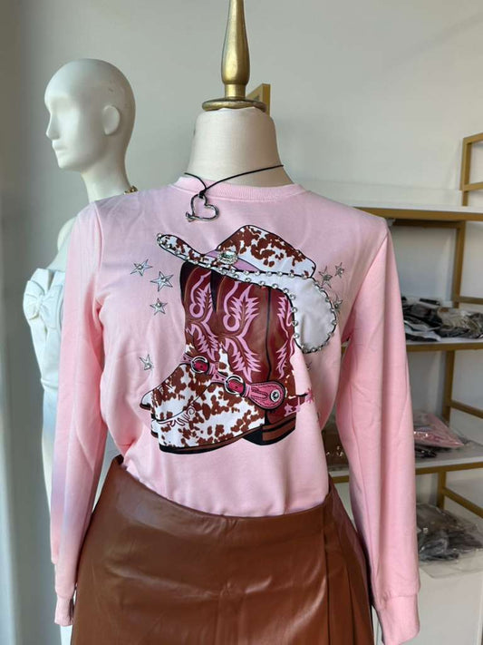 Sueter Cowboy Boots T627