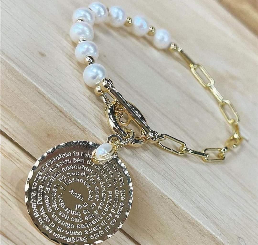 Pulsera Oracion Perla